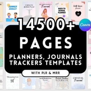 قوالب Canva | PLR | منتجات رقمية | منتجات MRR | أدوات تتبع | مذكرات قابلة للطباعة | مخططات شخصية | دفاتر العمل | حقوق إعادة البيع | حزمة Canva | حزمة رقمية | متجر رقمي