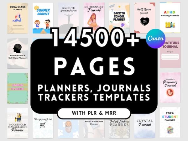 قوالب Canva | PLR | منتجات رقمية | منتجات MRR | أدوات تتبع | مذكرات قابلة للطباعة | مخططات شخصية | دفاتر العمل | حقوق إعادة البيع | حزمة Canva | حزمة رقمية | متجر رقمي